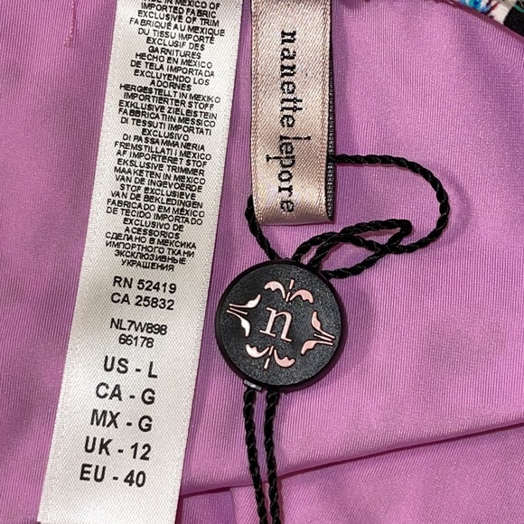 Nanette Lepore Multicolor Cut Out Sides Bikini Bottom - Picture 6 of 10